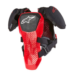 A5 S YOUTH CHEST PROTECTOR BLACK WHITE RED (0123)