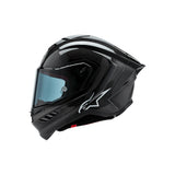 SUPERTECH SR10 SOLID HELMET ECE 22.06 BLACK CARBON MATT AND GLOSS (1902)