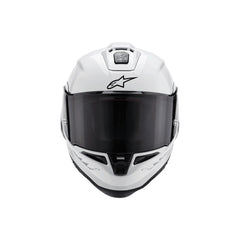 Supertech SR10 Solid Helmet ECE 22.06 White Gloss Black Matt (2170)
