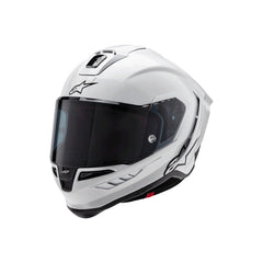 Supertech SR10 Solid Helmet ECE 22.06 White Gloss Black Matt (2170)