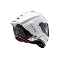 Supertech SR10 Solid Helmet ECE 22.06 White Gloss Black Matt (2170)