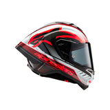 SUPERTECH SR10 TEAM HELMET ECE 22.06 BLACK CARBON RED WHITE GLOSS (1352