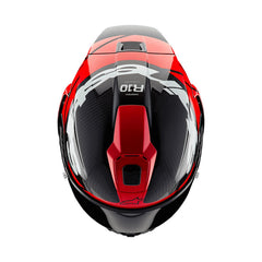 Supertech SR10 Element Helmet ECE 22.06 Black Carbon Bright Red White Gloss (1363)