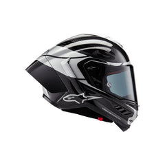 Supertech SR10 Element Helmet ECE 22.06 Black Carbon Silver Black Gloss (1368)