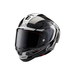 Supertech SR10 Element Helmet ECE 22.06 Black Carbon Silver Black Gloss (1368)