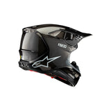 SUPERTECH SM10 SOLID HELMET ECE 22.06 BLACK GLOSS CARBON (1188)
