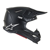 SUPERTECH SM8 SOLID HELMET ECE BLACK MATT (0110)