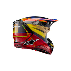 Supertech SM10 ERA Helmet ECE 22.06 Gold Yellow RIO Red Gloss (5938)
