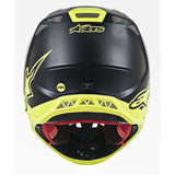 SUPERTECH SM8 RADIUM HELMET MATT BLACK FLUROYELLOW (1305)