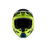 SM3 YOUTH RADIUM HELMET ECE06 FLURO-YELLOW BLACK BLUE GLOSSY (5017)