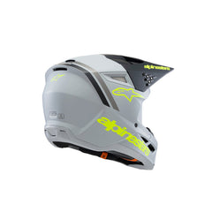 SM3 Youth Radium Helmet ECE06 Grey Black Fluro-Yellow Matt (9510)