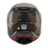 SUPERTECH SM10 LE SQUAD 23 HELMET DARKBROWN KANGAROO GOLD (0839)