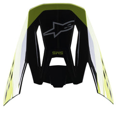 Alpinestars SM5 BEAM HELMET BLACK/WHITE/GREY/FLURO YELLOW (1151)