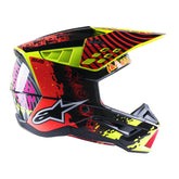 SM5 SOLAR FLARE GLOSS BLACK RED FLURO YELLOW (1355)