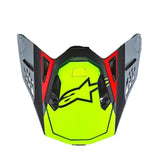 VISOR SM10 ANAHEIM FLURO-RED BLACK CAYENE FLURO-YELLOW (0317)