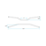 TRACKER 7/8" MID | BLACK NON-DIMPLED