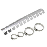 DRC EXHAUST PIPE GUARD ALLOY | 2T UNIVERSAL Ti Colour