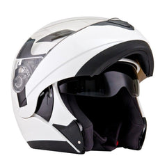 Kyscn00W3 KYT Convair Flip UP Helmet | Pearl White