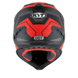 KYSJS0004 KYT JUMP SHOT #3 HELMET | MATT BLACK-FLURO RED