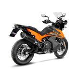 LV SLIP-ON A | NERO | STAINLESS BLK | 790>890 ADVENTURE / R '19> (fits w orig. pann)