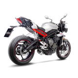 LV SLIP-ON | LV ONE EVO SC | STAINLESS | STREET TRIPLE 765 S/SA2/R/R LRH/RS '17>'22