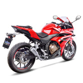 LV SLIP-ON | LV-10 | STAINLESS | CB500 F / CBR500 R '16>'18 / CB500 X '17>'18 (not w orig. center stand)
