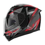 NHN606074 N60-6 FULL FACE WIRING | BLACK-RED-SILVER (74)