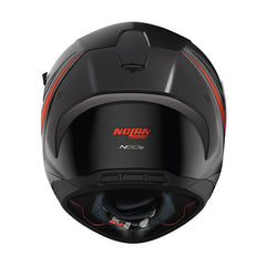 NHN606S021 N60-6 Sport Full Face Outset | Flat Black-Red (21)