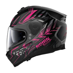 NHN808079 N80-8 Full Face Turbolence | Flat Black-Pink (79)
