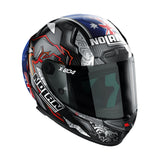 NHX804026 X-804 RS FULL FACE STONER | CARBON-BLUE-WHITE-RED (26)