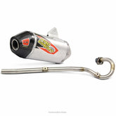 CRF125F 13-18 T6 System | Carbon End Cap, Removable Spark Arrestor