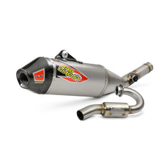 KX250 / KX250X 21-24 T6 PRO SYSTEM | CARBON END CAP, S/LESS TUBING, Ti SILENCER, MA LEGAL $#$