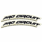 FRONT FENDER DECAL KIT BLACK