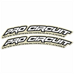 Front Fender Decal Kit White