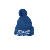 RSBE0185 RST BOBBLE BEANIE BLUE (70)