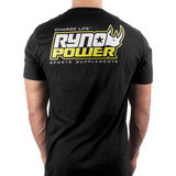 RYTSMBLK RYNO POWER - MENS T-SHIRT | BLACK BLACK