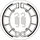 SBS 2027 BRAKE SHOES | WITH SPRINGS