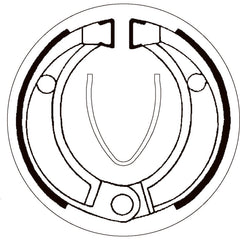 SBS 2043 BRAKE SHOES | WITH SPRINGS