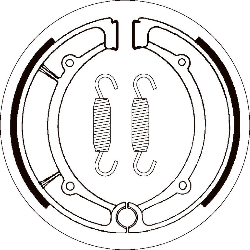 SBS 2066 BRAKE SHOES | WITH SPRINGS