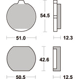 SBS 510HF FRONT/REAR PADS | CERAMIC STREET
