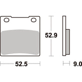 SBS 556LS REAR PADS | SINTER STREET