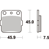 SBS 592SI FRONT/REAR PADS | SINTER OFF ROAD