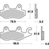 SBS 638HF Front/Rear Pads | Ceramic Street