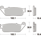 SBS 654LS REAR PADS | SINTER STREET