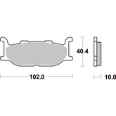 SBS 663HS Front Pads | Sinter Street