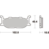 SBS 663HS FRONT PADS | SINTER STREET