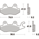 SBS 688HF Front/Rear Pads | Ceramic Street