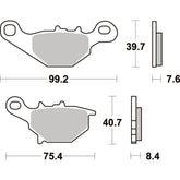 SBS 702HF Front/Rear Pads | Ceramic Street >> SB702SI