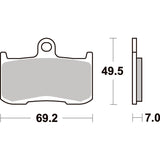 SBS 782HS FRONT PADS | SINTER STREET
