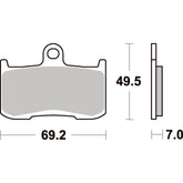 SBS 782SP Front Pads | EVO Sinter Street >> SB782HS
